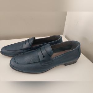 Pollini Men Loafers - Navy Blue/EU Size 44